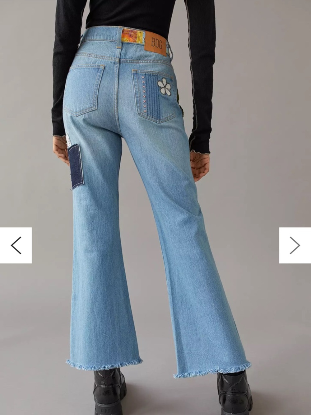 BDG High-Waisted Flare Jean - Indigo Craft - Picture 3 of 14